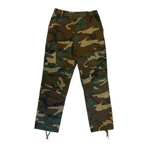 Zumiez Green and Brown Camouflage Cargo Pants